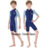 Maillot Combinaison de Natation Garçons  Bleu-Marin 💙 New