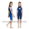 Maillot Combinaison de Natation Fillettes Fraise BLEU