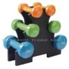 حامل الاوزان المتعدده Support + d’haltères 12KG
