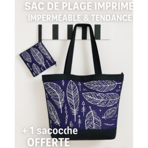 Sac de plage + Sacoche / PLUME🪶