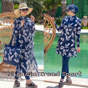 مايو بركيني باريو فورلار 4P لون Pétale BLEU