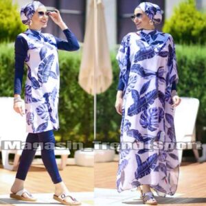 مايو بركيني باريو فورلار 4P لون Tropical BBLEU